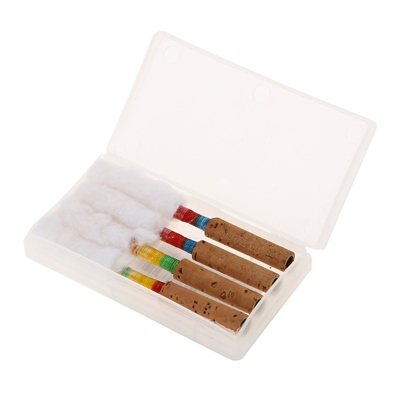cocosity Saxophonmundstück 4 Stück Oboe Reed Blasinstrument Ersatzteile, (4-tlg), 4 Stück, Oboe Reed Wind, mit Kunststoff-Aufbewahrungsbox