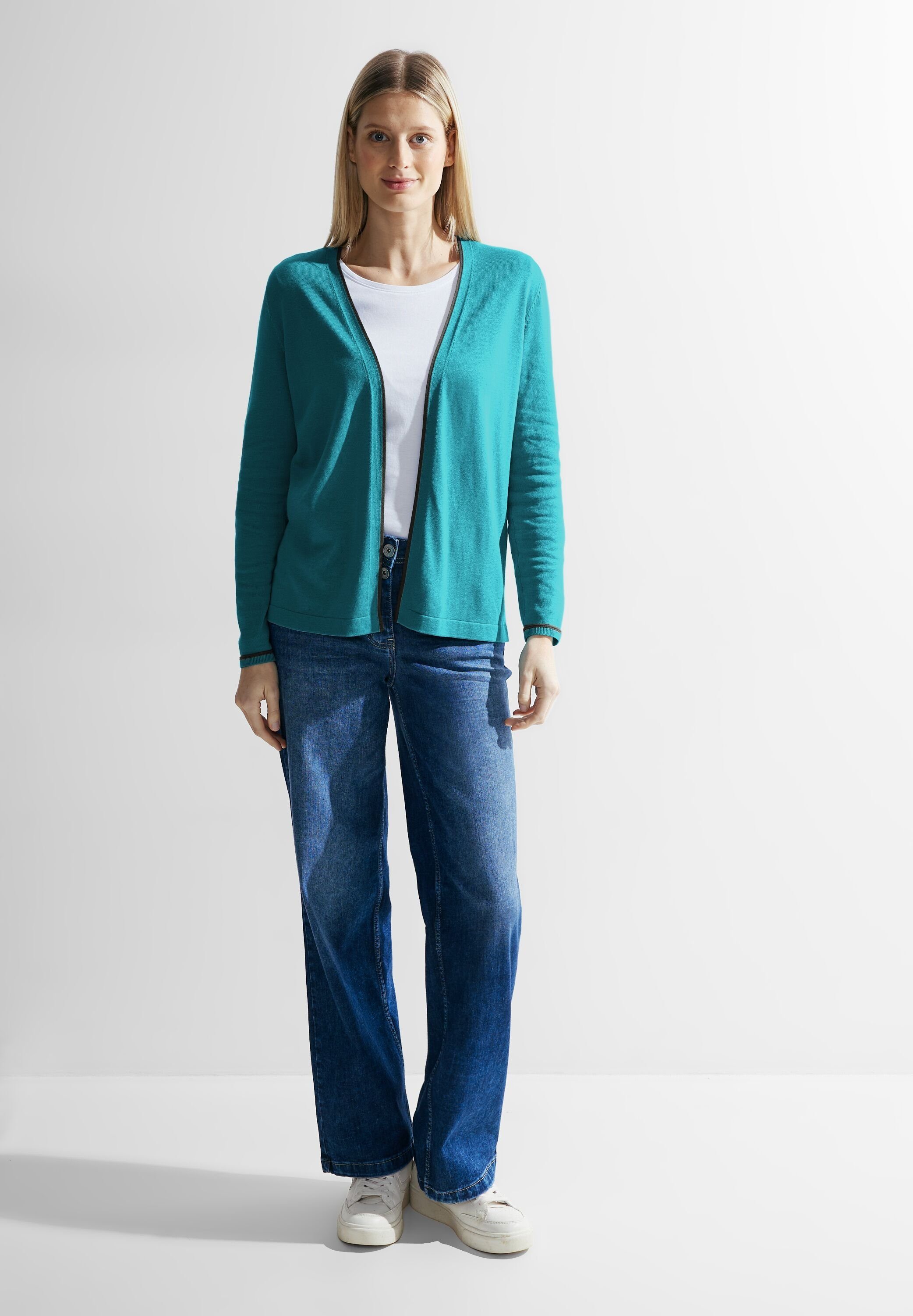 CECIL Strickjacke in Unifarbe