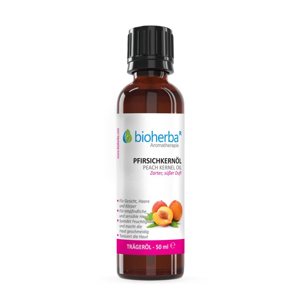 BIOHERBA R Pflege-Set Bioherba Pfirsichkernöl Peach Kernel Oil Zarter Süßer Duft 50 ml, 1-tlg.