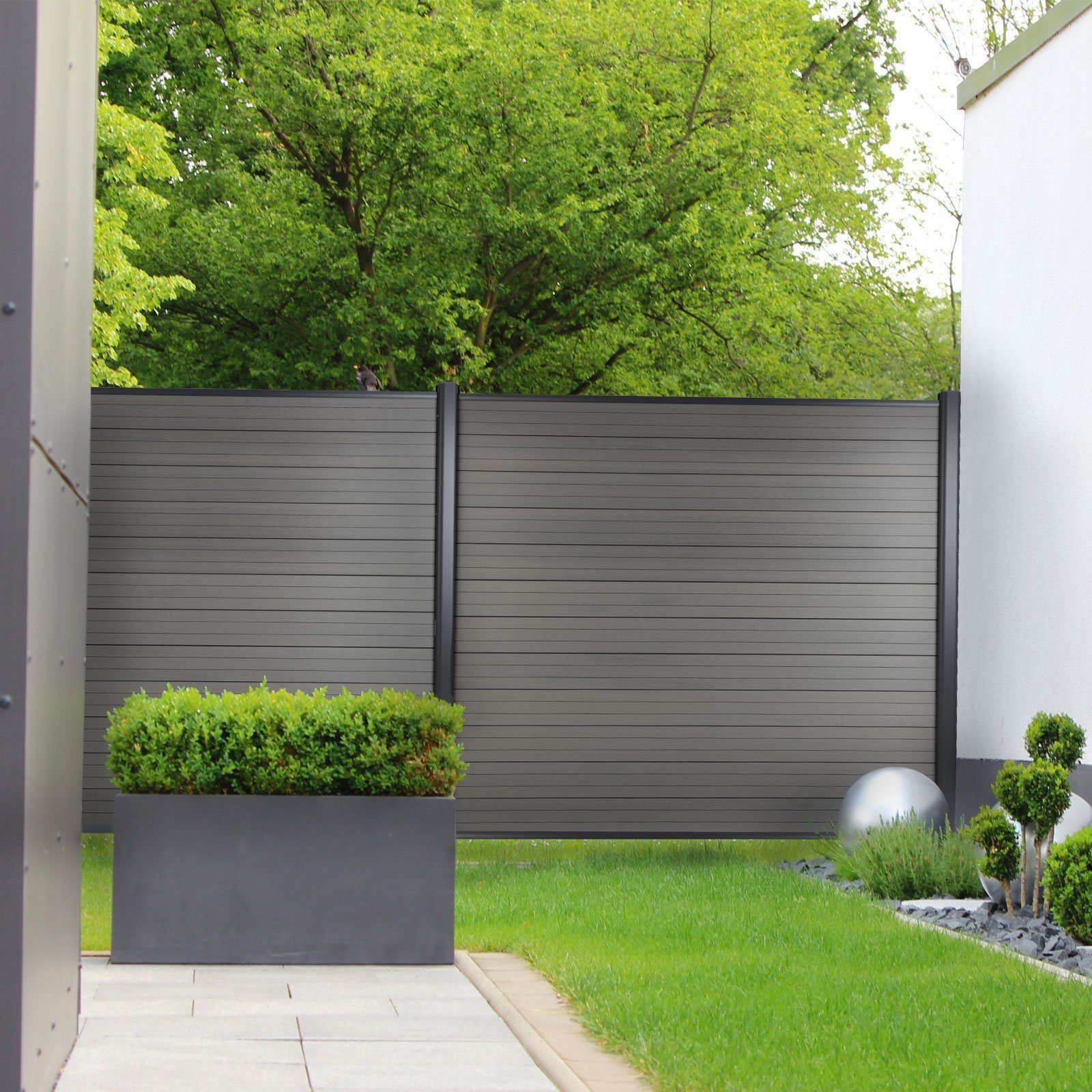 Karat Zaun Gartenzaun, 2 Arten, 180 günstig online kaufen