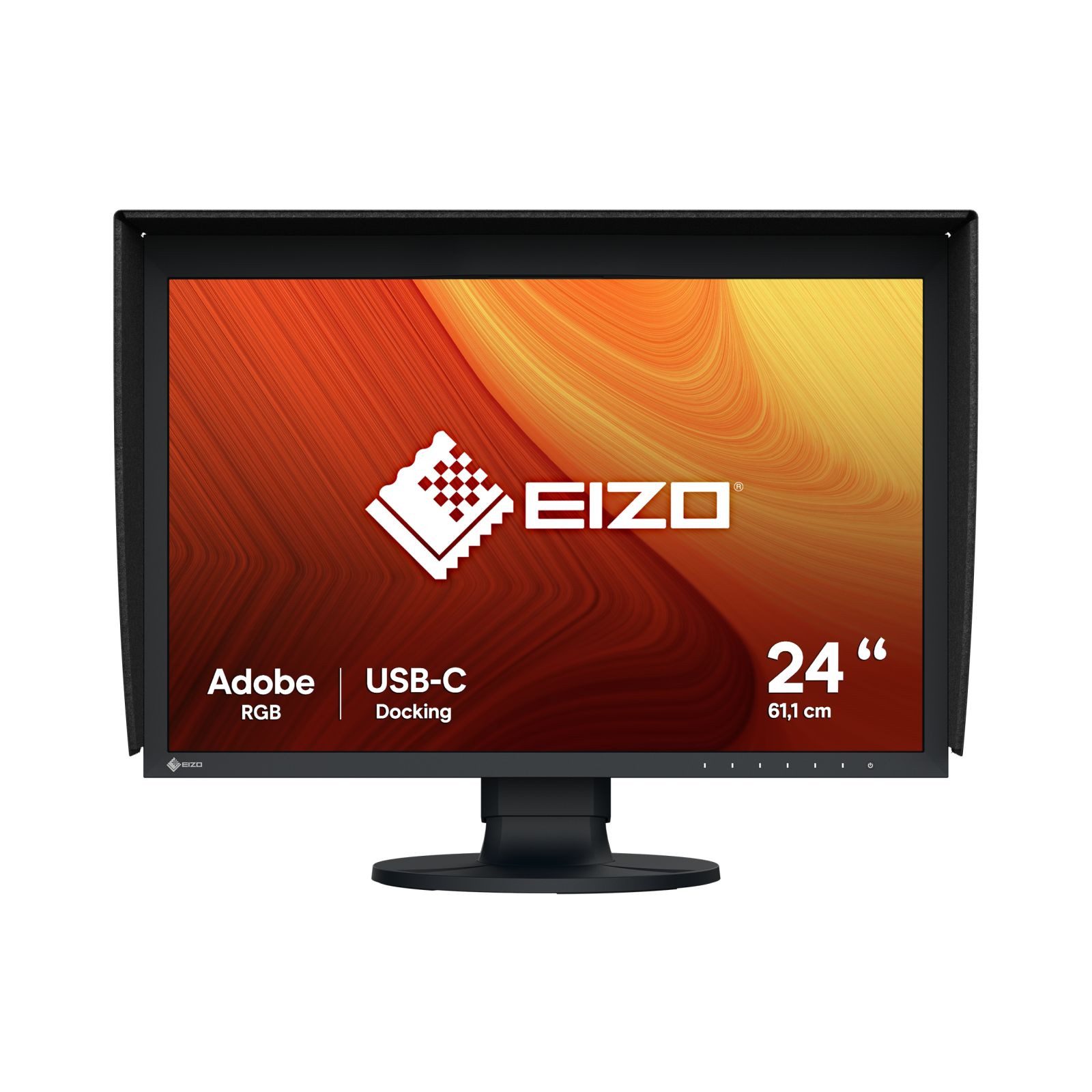 Eizo ColorEdge CG2400S - LED - 61.1 cm (24.1 Zoll) TFT-Monitor (1920 x 1200 px, WUXGA, 11 ms Reaktionszeit, 60 Hz, IPS, HDCP, HDR, Pivot, Höhenverstellbar)