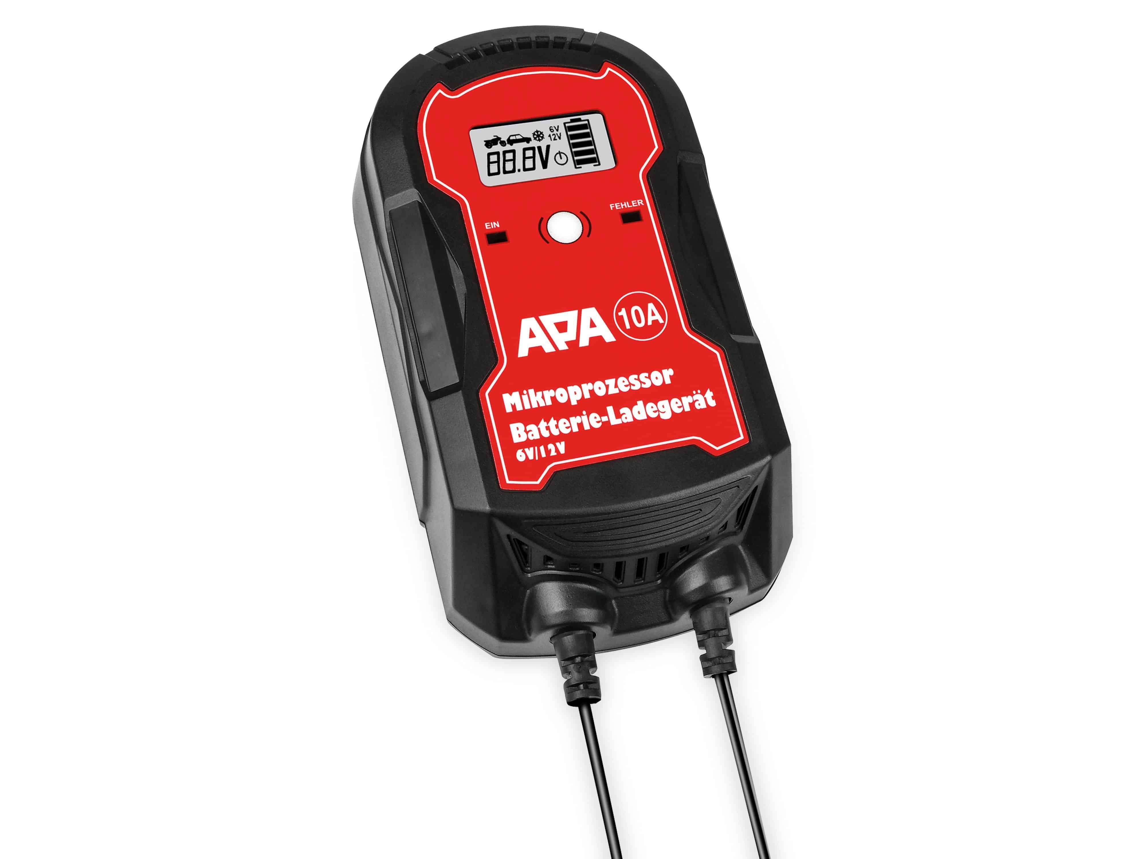 APA APA Batterie-Ladegerät 16622, 6/12V, 10 A Batterie
