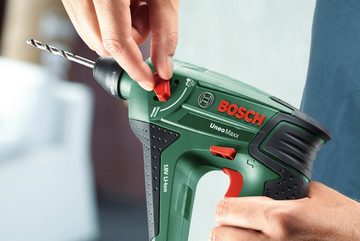 Bosch Home & Garden Akku-Bohrhammer Uneo Maxx, max. 900 U/min, (Set), inkl. 1 Akku, Ladegerät, Koffer