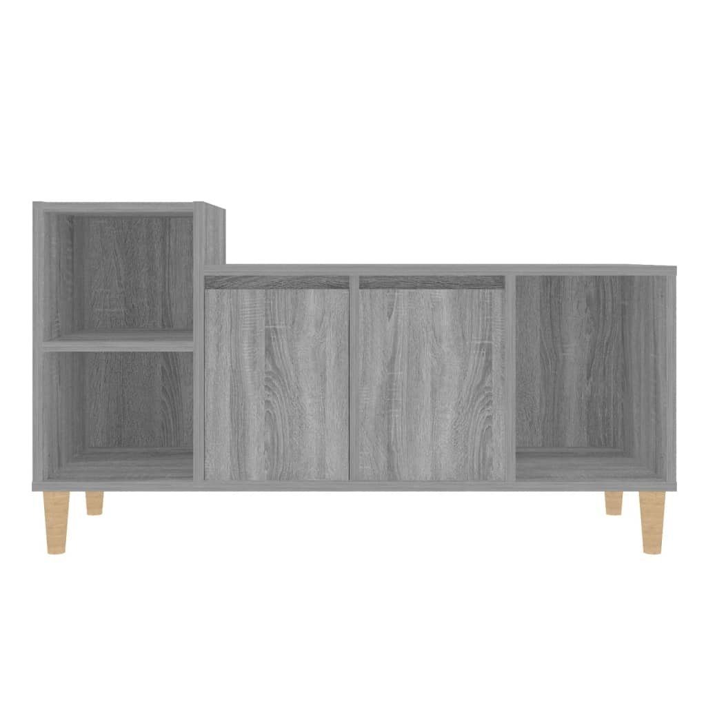 TV-Schrank (1-St) vidaXL Grau Sonoma TV-Schrank Holzwerkstoff 100x35x55 cm