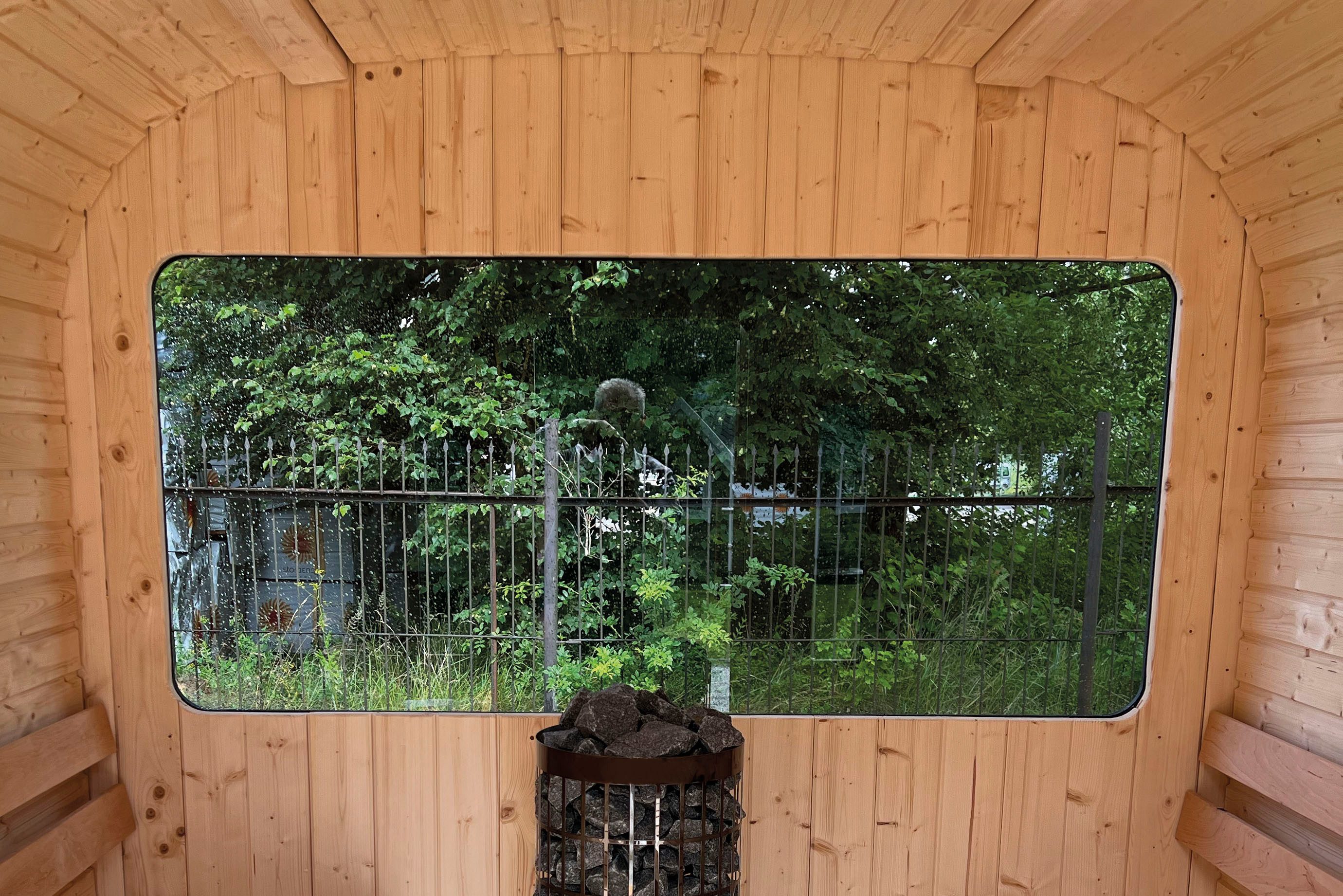 Wolff Fenster Rückwand-Fenster, für Sauna Luago 2x2
