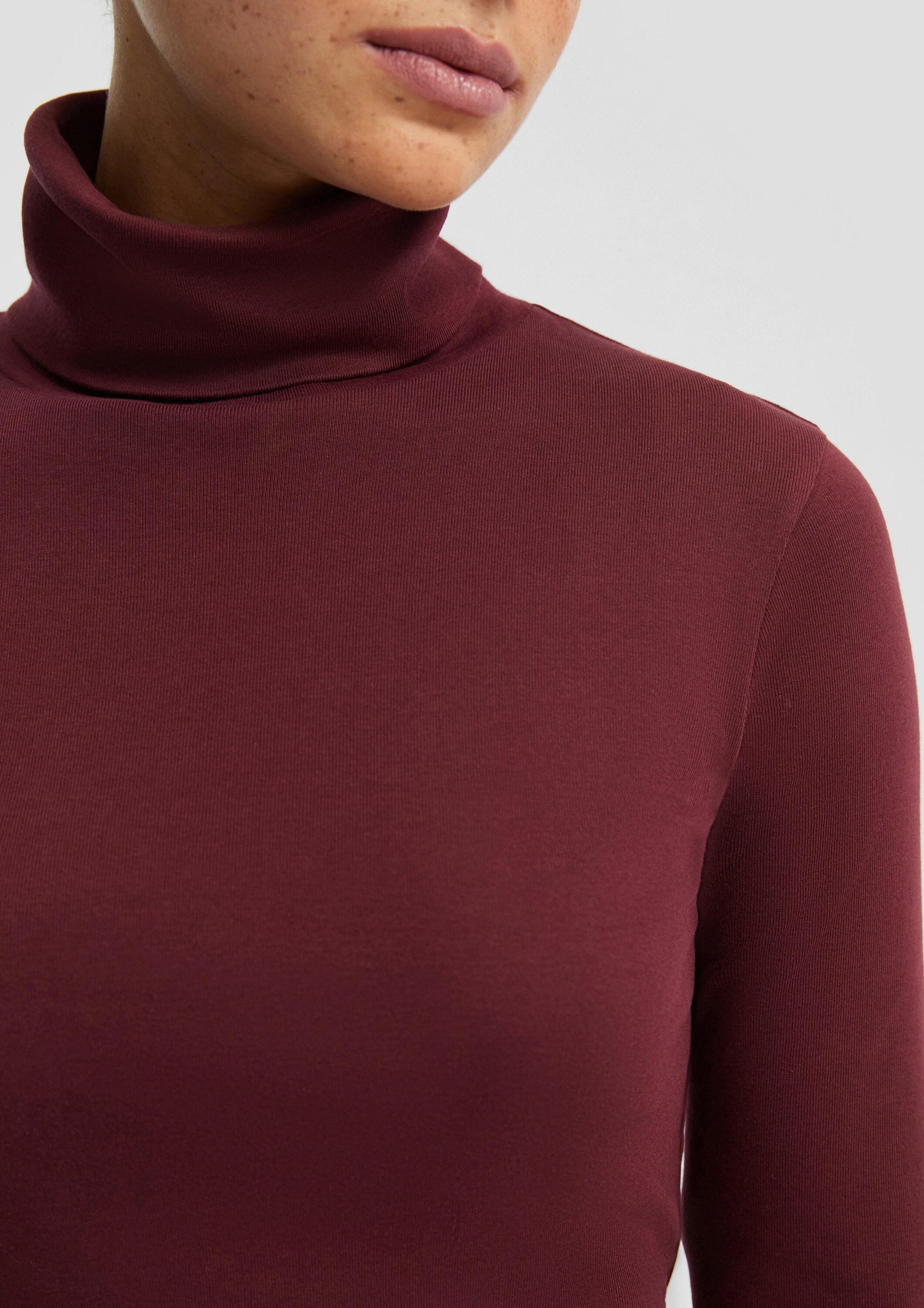 QS Langarmshirt T-Shirt Langarmshirt mit Rollkragen