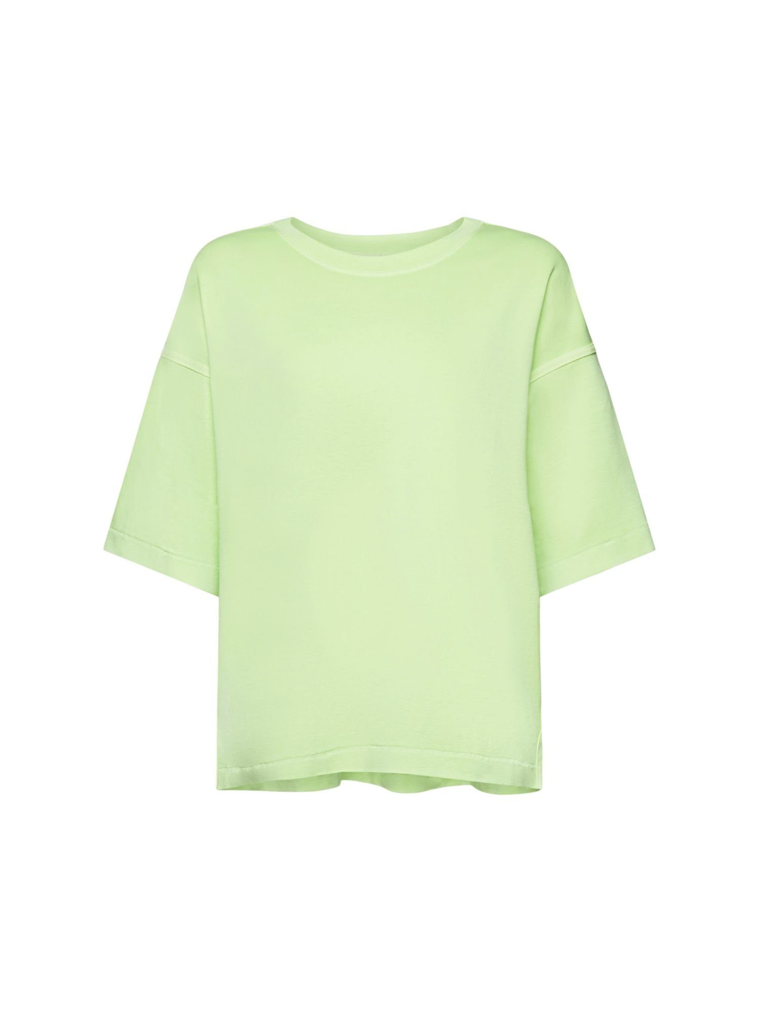 Esprit T-Shirt Oversize-T-Shirt aus Baumwolle (1-tlg) CITRUS GREEN | T-Shirts