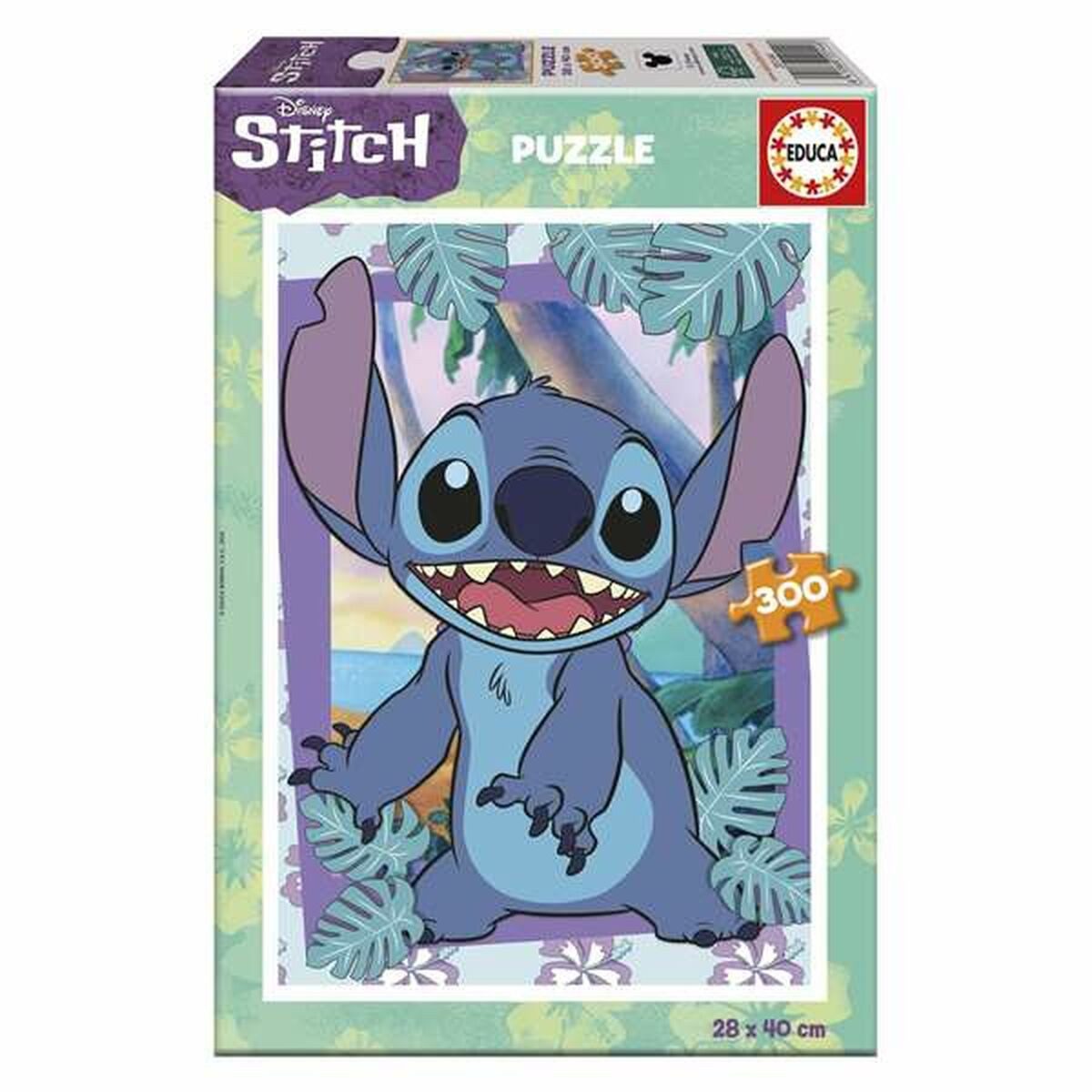 Educa Puzzle Educa Stitch Puzzle 300 Teile für Kinder und Erwachsene farbenfrohes P, Puzzleteile