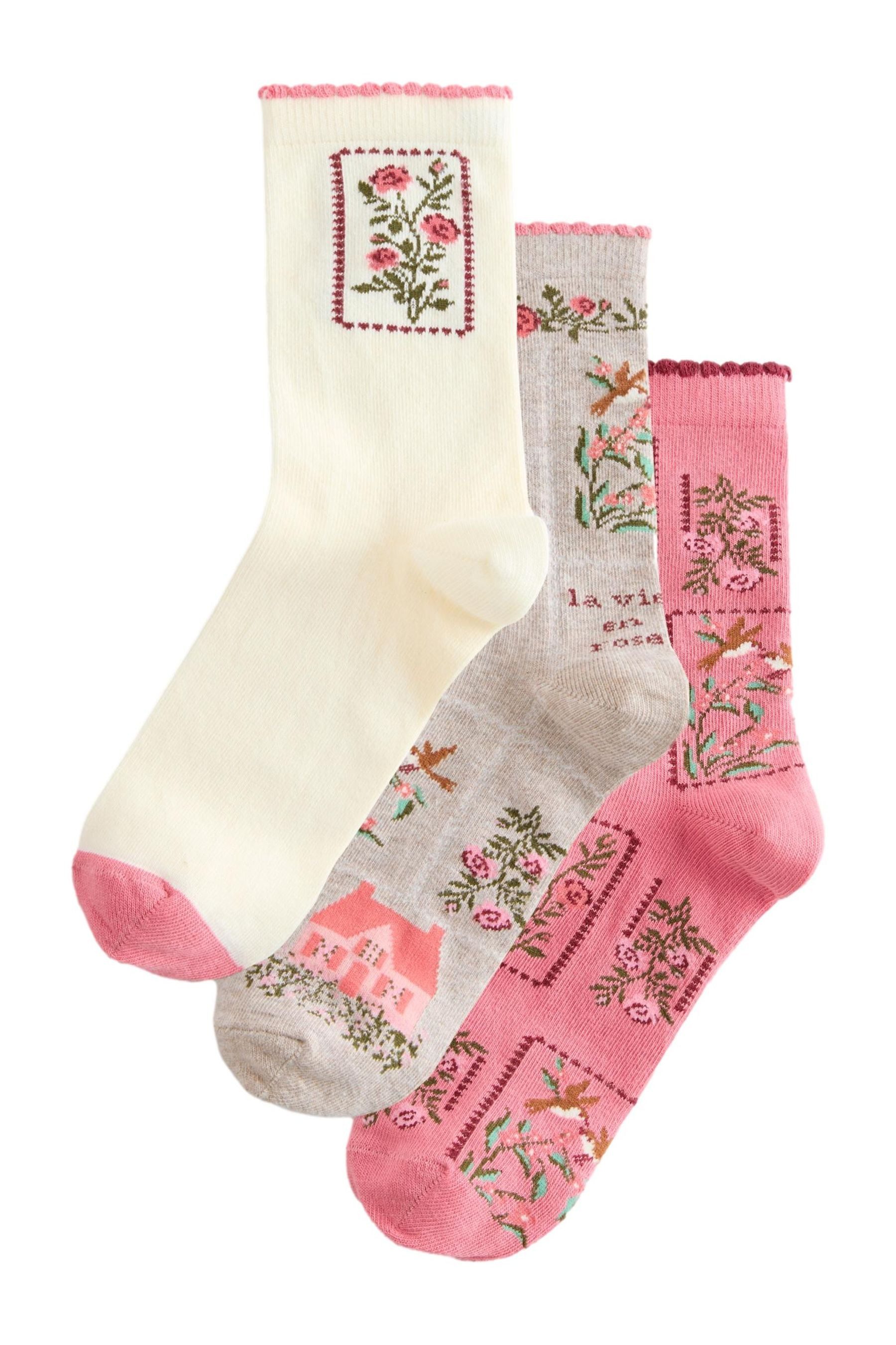 Kurzsocken Strukturierte Söckchen im 3er-Pack