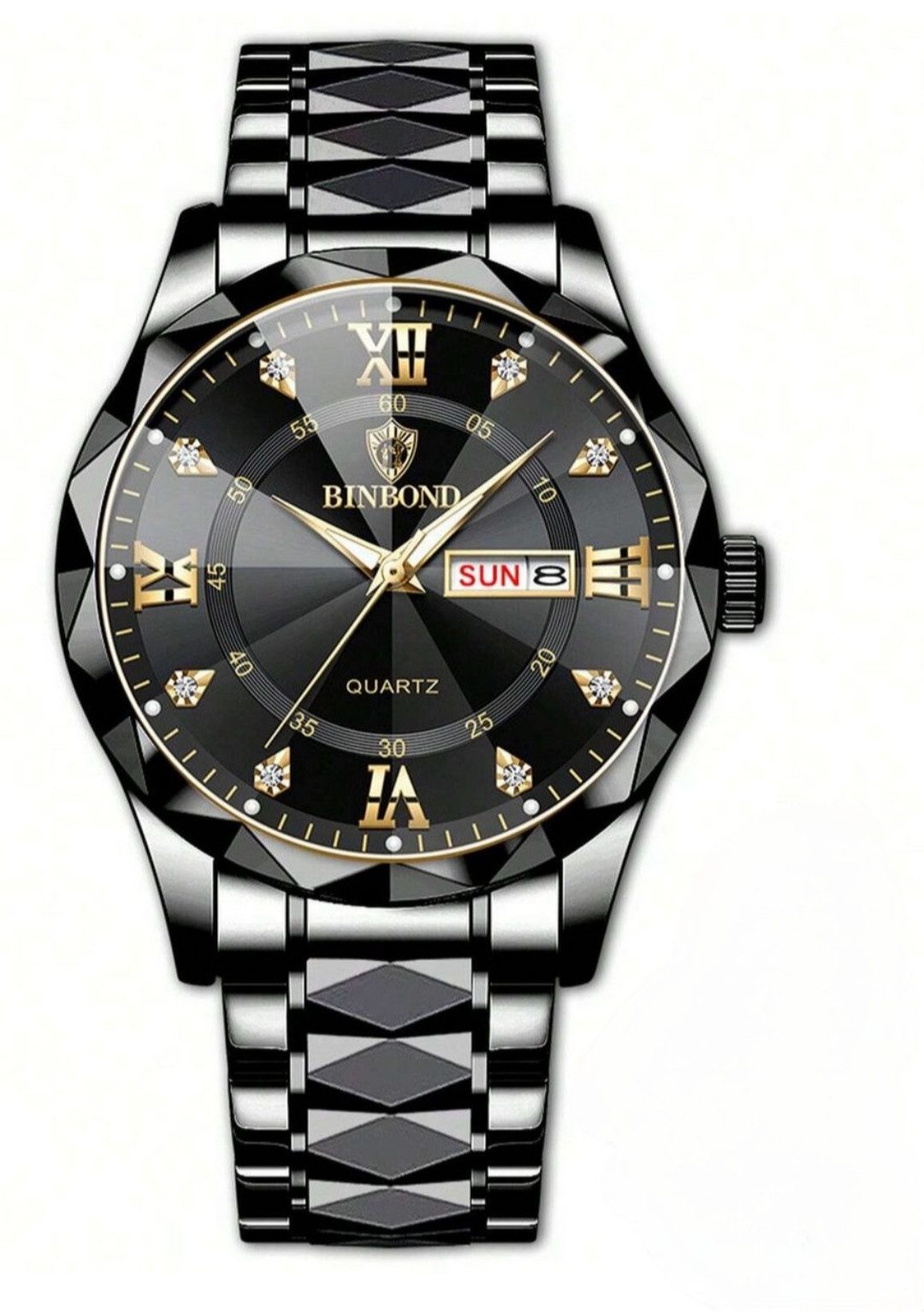 BinBond Quarzuhr Multifunktionsuhr Armbanduhr Chronograph Herrenuhr günstig online kaufen
