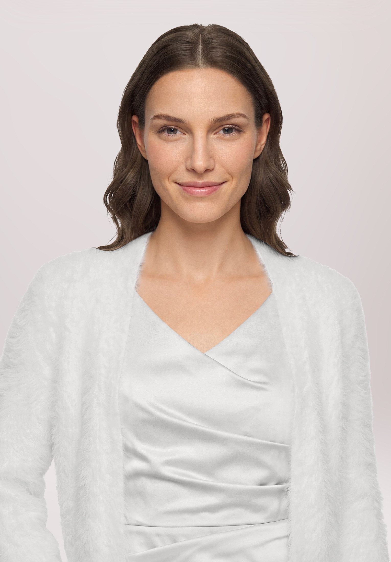 Vera Mont Strickjacke Damen mit Struktur (1-tlg) Struktur – Bild 4 von 5