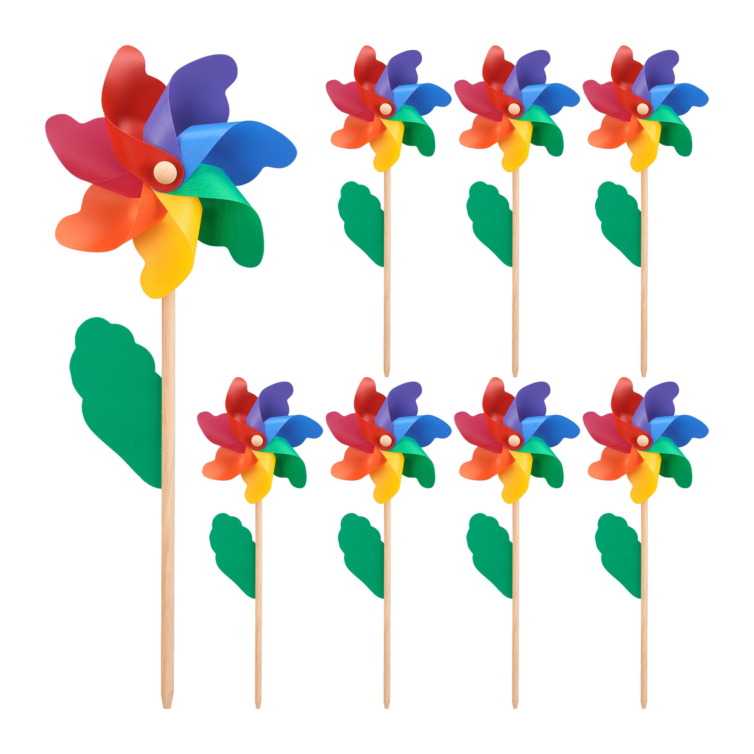 Deko-Windrad 8er Set Windrad