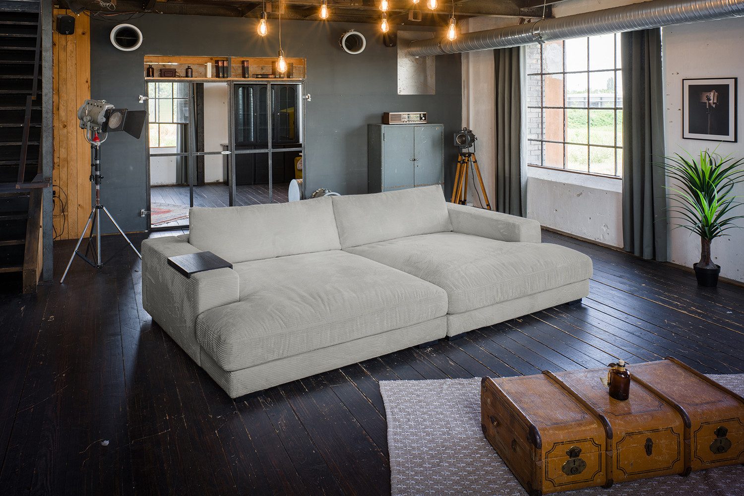 KAWOLA Big-Sofa MADELINE Riesen Cordsofa - günstig online kaufen