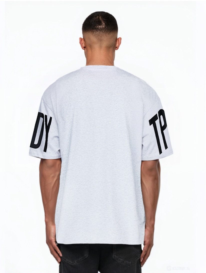 trueprodigy Oversize-Shirt Viktor Logoprint Rundhals dicker Stoff