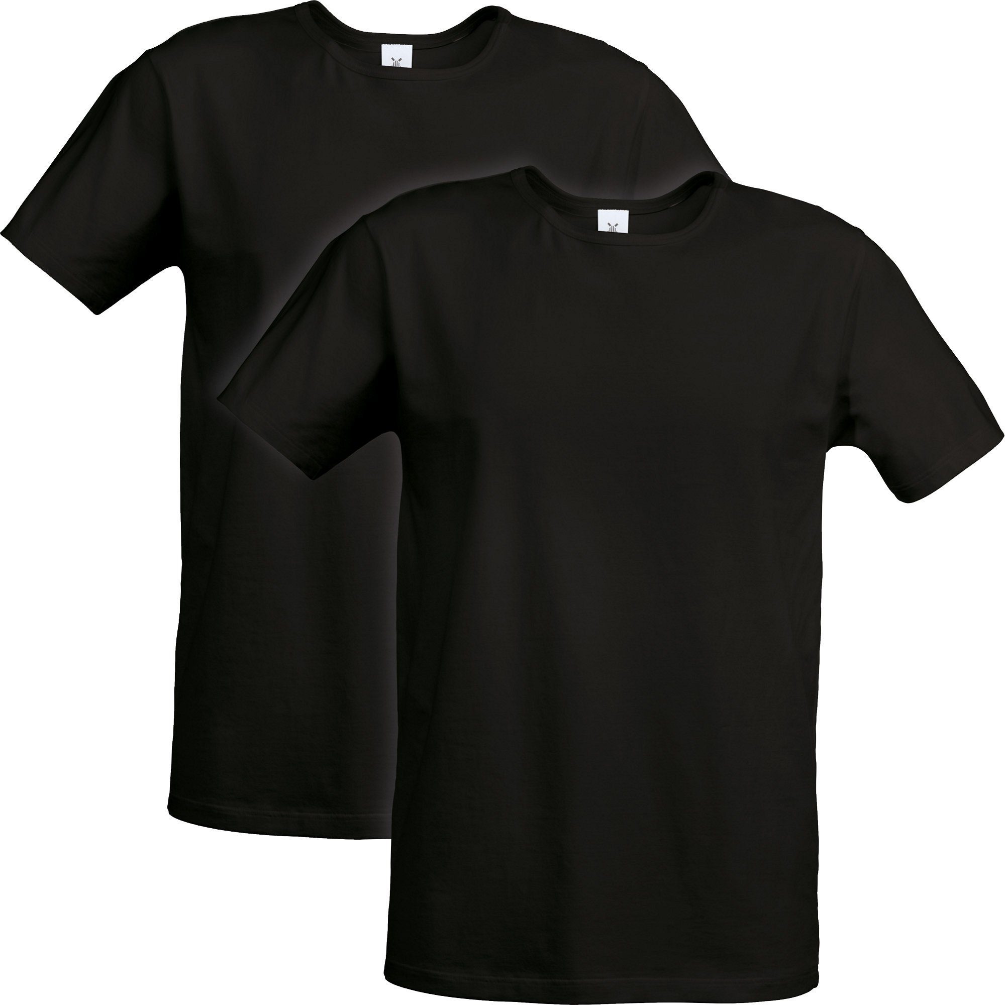 Erwin Müller T-Shirt Herren-Unterhemd, 1/2-Arm 2er-Pack (2-tlg)  Single-Jersey Uni