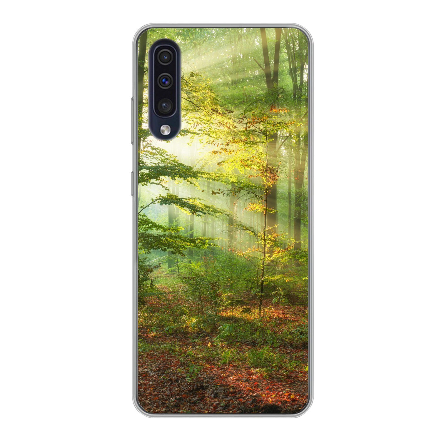 Handyhülle für Samsung Galaxy A30s Sonne - Wald - Bäume - Natur - Herbst