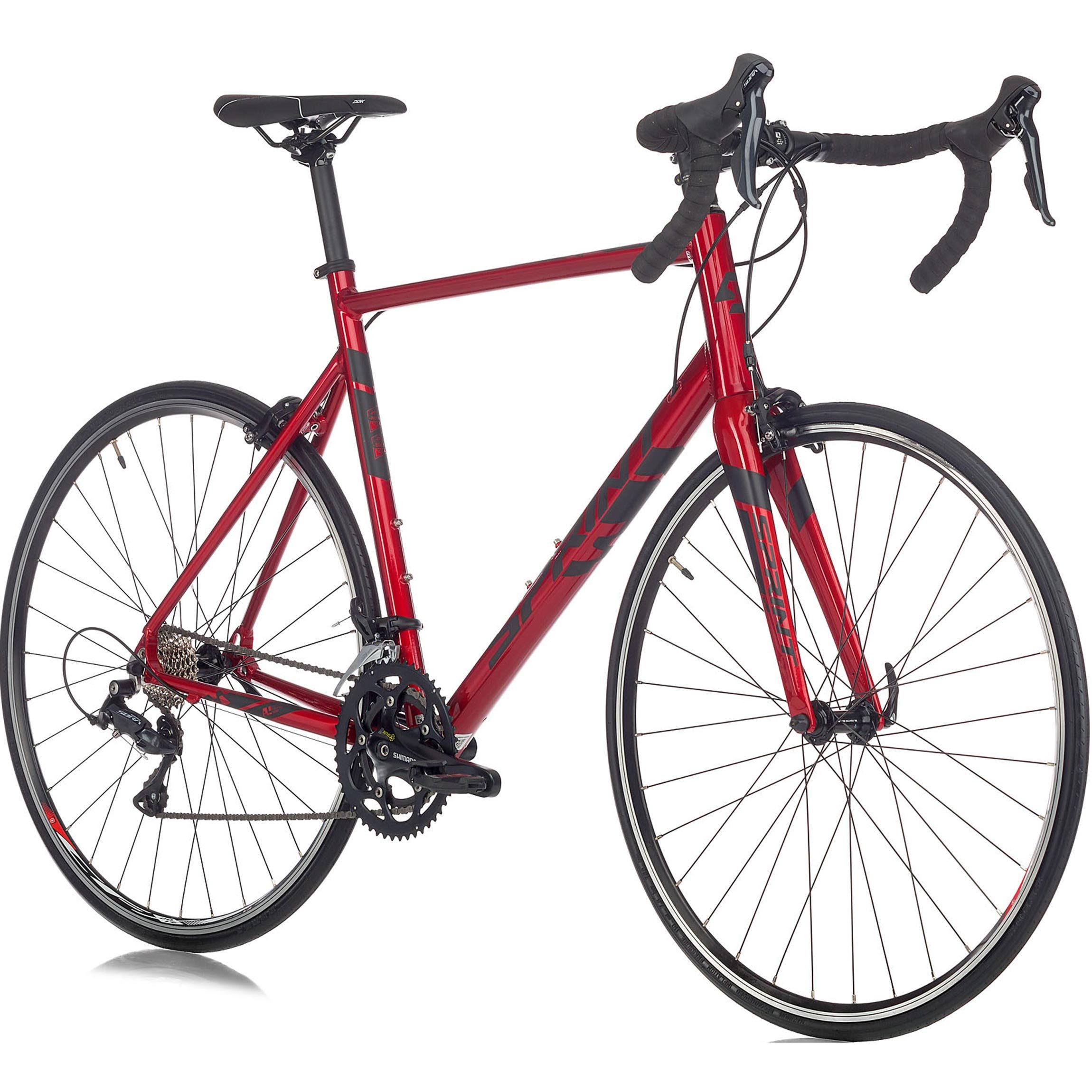 Airtracks Rennrad 28 Herren Rennrad SPRINT MONZA ELITE Fahrrad CARBON GABEL 2x9, 18 Gang Shimano SORA R3000 Schaltwerk, Kettenschaltung, High End Renn Fahrrad - Rahmenhöhen 51 cm 53 cm 55 cm - Modell 2026