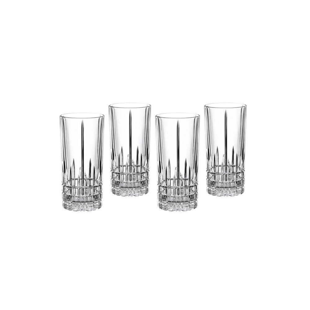 SPIEGELAU Longdrinkglas Spiegelau Perfect Serve Collection Longdrinkglas 350 ml 4er Set, Glas