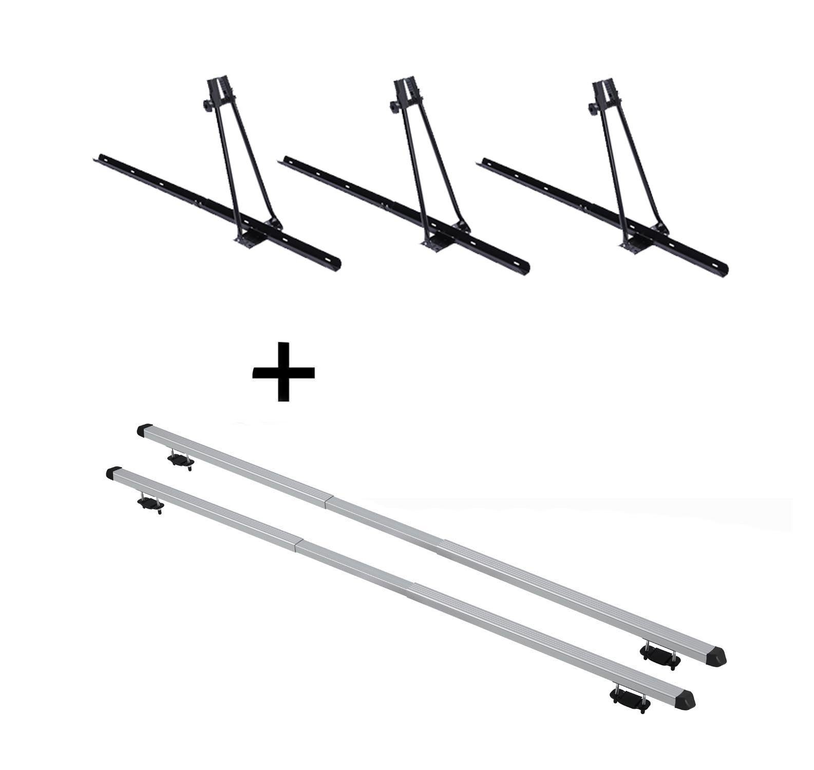 Ford Dachträger + VDP ORION Ford Ihren Fahrradträger Edge mit Dachträger (Für Fahrradträger 06-10 Set), 3x (5Türer) Dachträger und 06-10, (5Türer) Edge RAPID im kompatibel