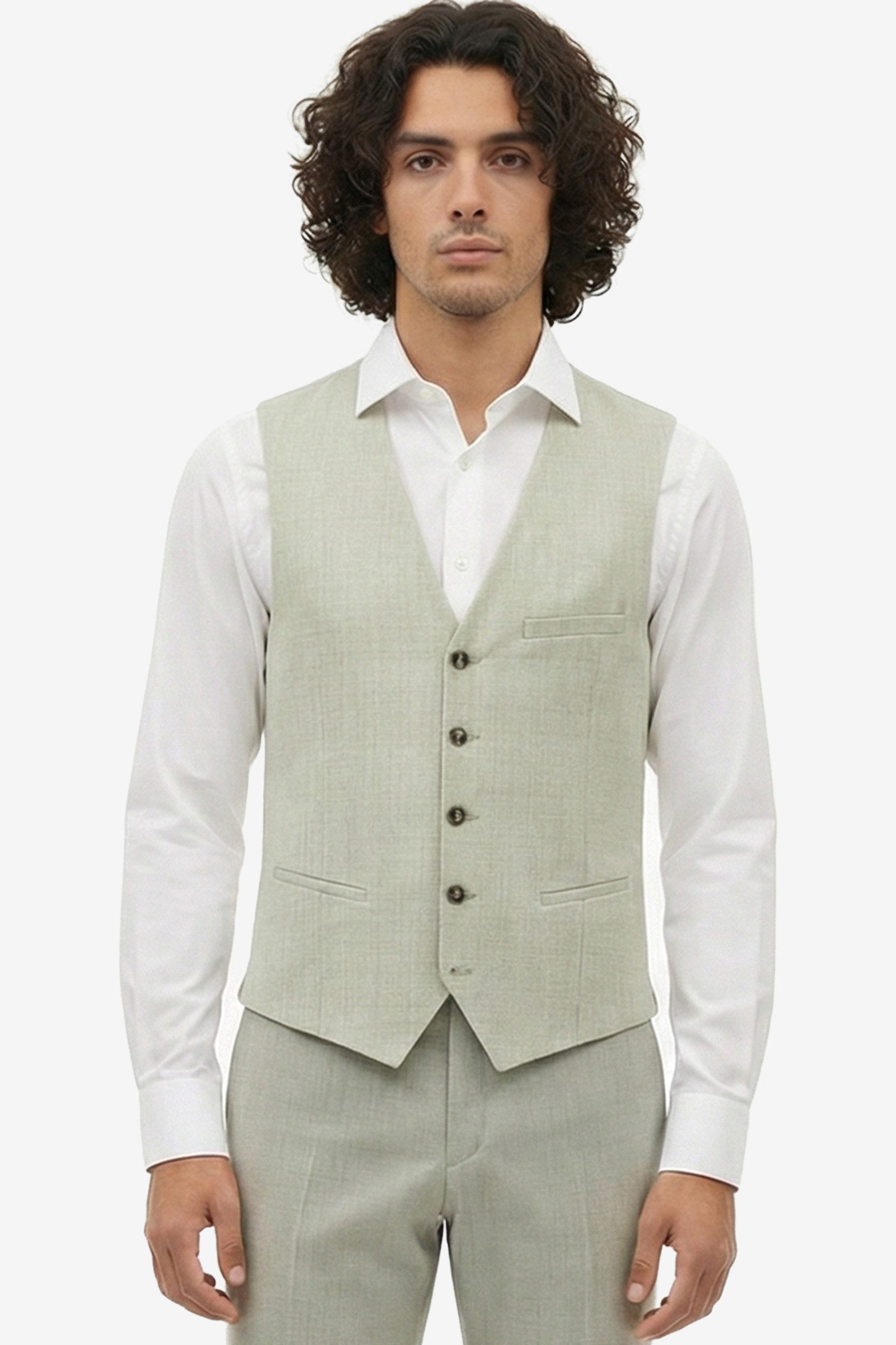 CG Club of Gents Anzugweste CG Plum-N