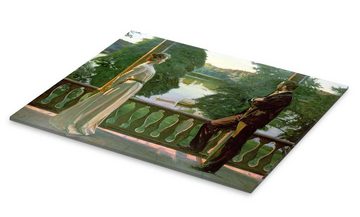 Posterlounge Acrylglasbild Richard Bergh, Nordischer Sommerabend, Malerei