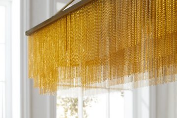 riess-ambiente Hängeleuchte ROYAL 80cm messing gold, keine besonderen Funktionen, ohne Leuchtmittel, Wohnzimmer · Metall · Ketten-Design · Esszimmer