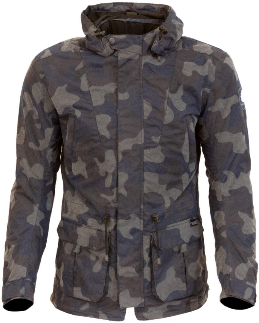 Merlin Motorradjacke Belmot Camo Motorrad Wachsjacke wasserdicht