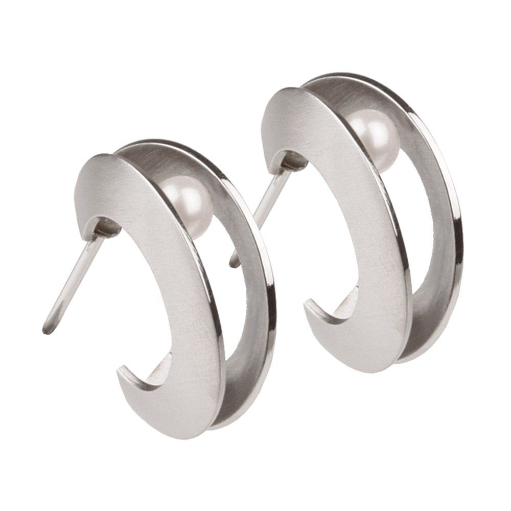 Ernstes Design Paar Ohrstecker Edelstahl...