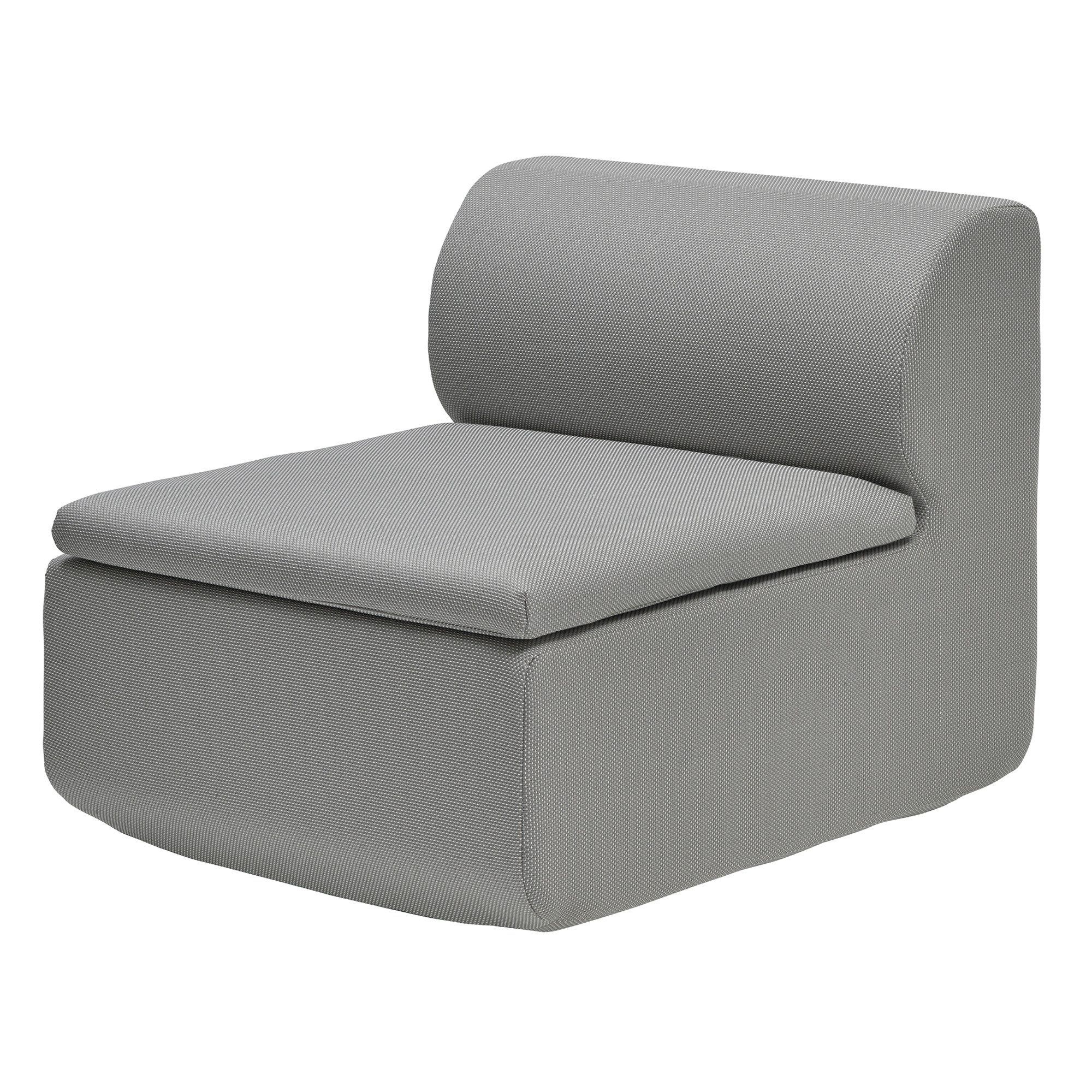 blomus Loungesofa 1-Sitzer Modul -GROVA- Sitzmodul, Couch-Modul, Sofa: Outdoor, 1 Teile, Wetterfester Olefin-Stoff, flexible Loungeflächen, Kombinierbar