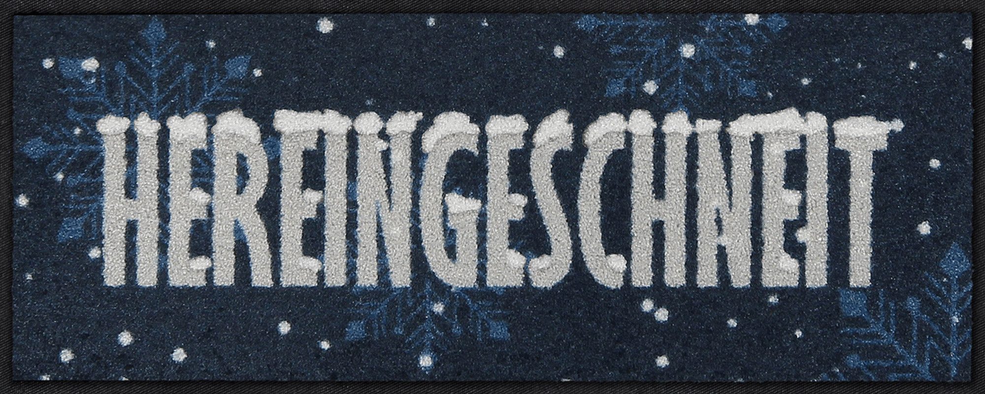 Salonloewe Fußmatte Fußmatte "Schneeflöckchen", eckig, Höhe: 7 mm, Motiv günstig online kaufen