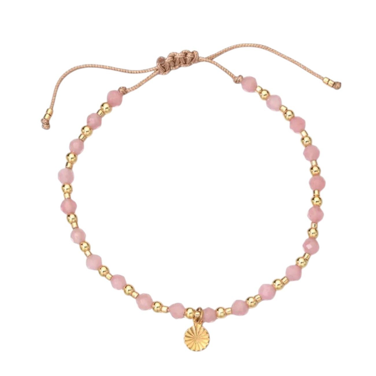 KARMA Armband Damenarmband Achat Edelstein Grün günstig online kaufen