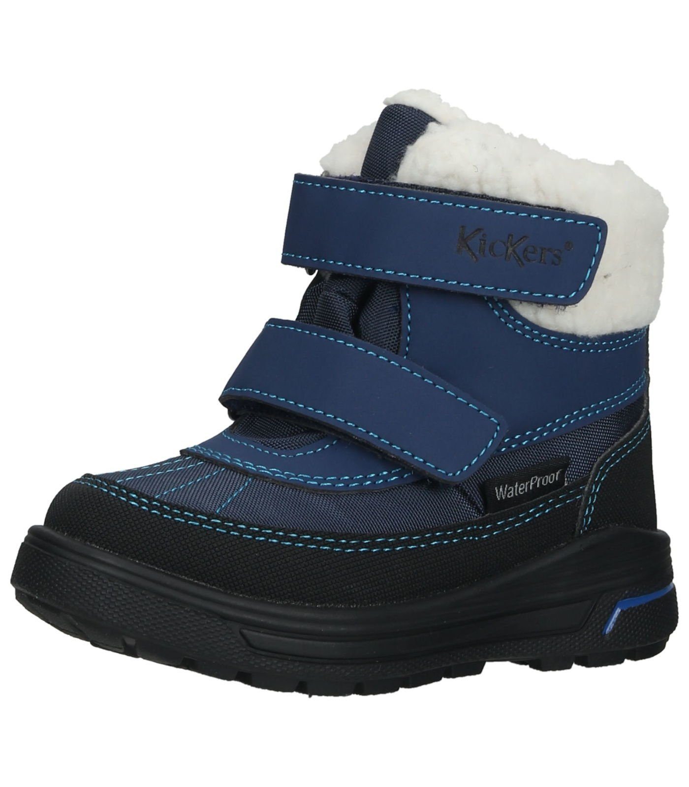 Kickers Stiefel Lederimitat/Textil Winterstiefel