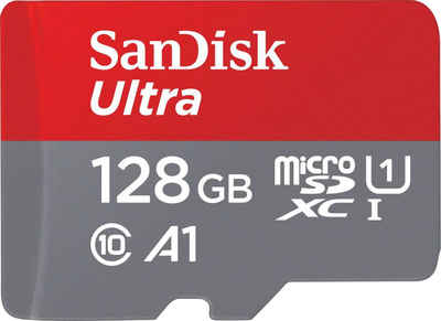 Sandisk Ultra microSDXC Speicherkarte (128 GB, Class 10, Adapter)