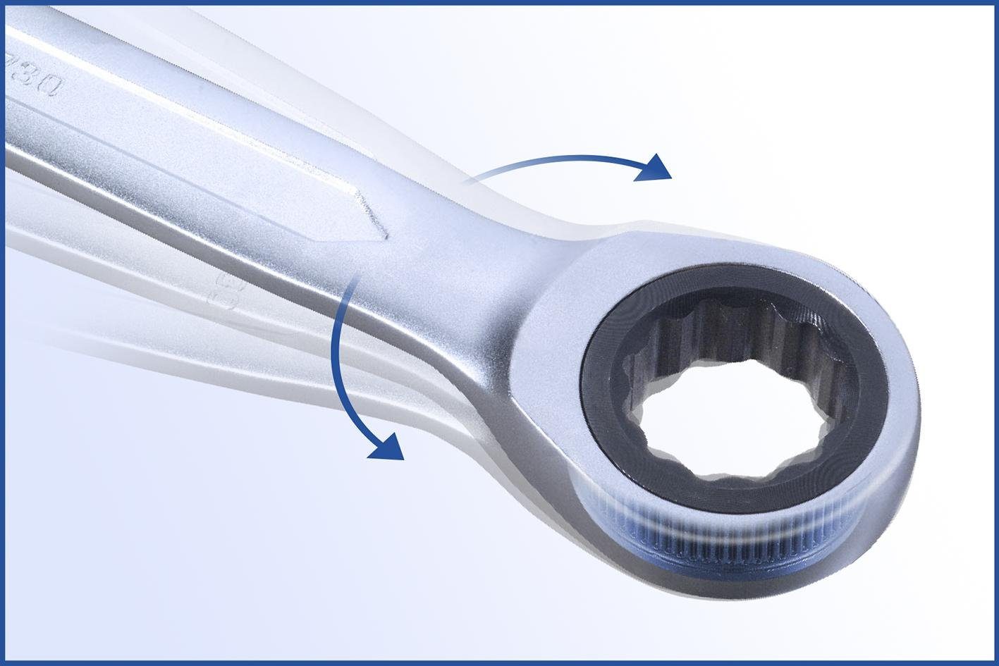 Brilliant Tools Ringschlüssel Ratschenringschlüssel, 22 mm