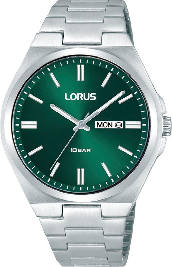 LORUS Quarzuhr RH395AX9, Armbanduhr, Damenuhr, Herrenuhr, Edelstahlarmband, analog, Datum