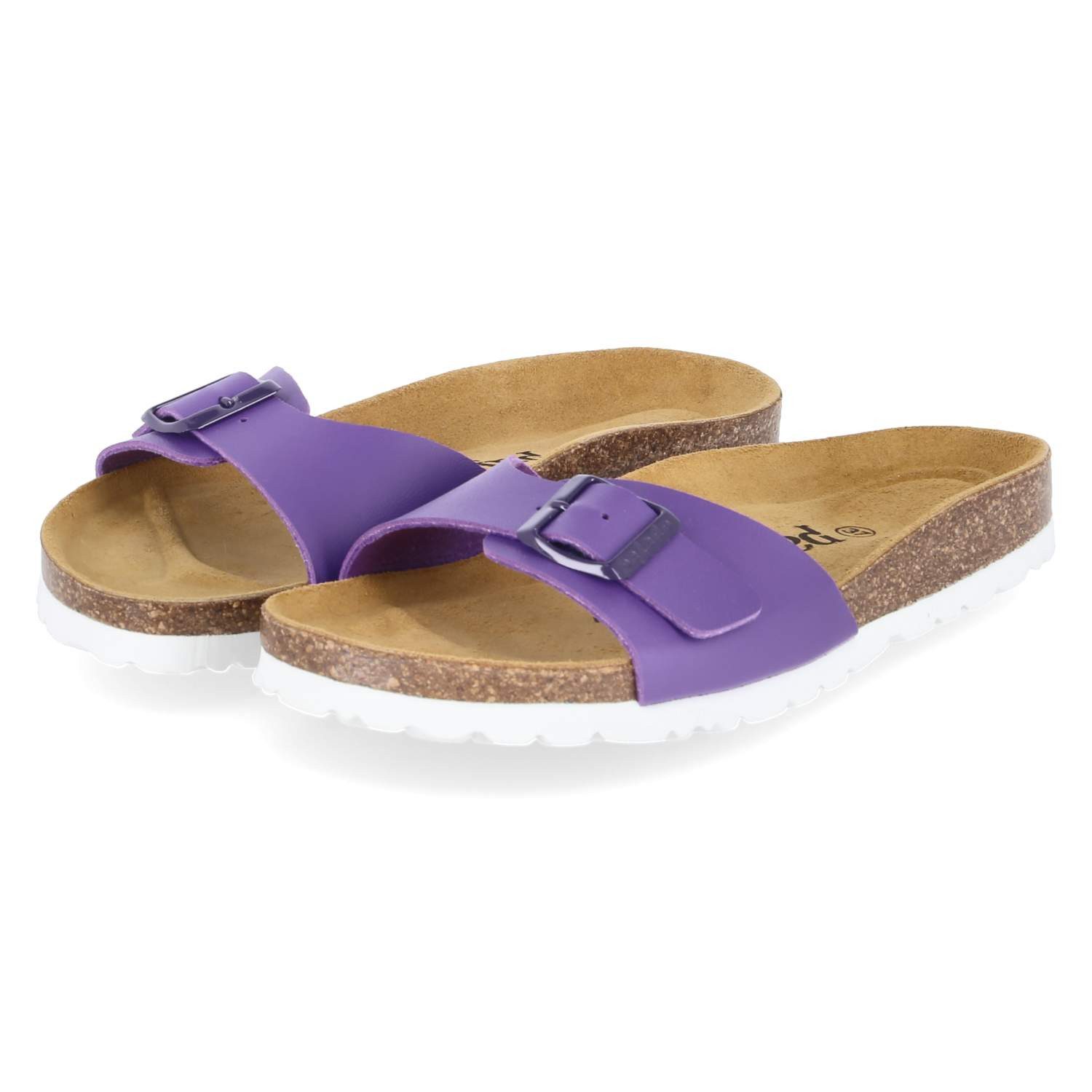 Palado Palado 0881-353-79 Damen Synthetik lila Pantolette