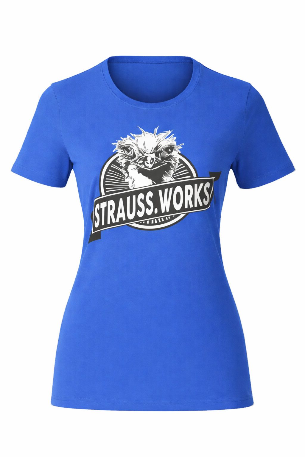 Engelbert Strauss Print-Shirt Damen T-Shirt STRAUSS.WORKS Print Baumwolle Rundhals Workwear