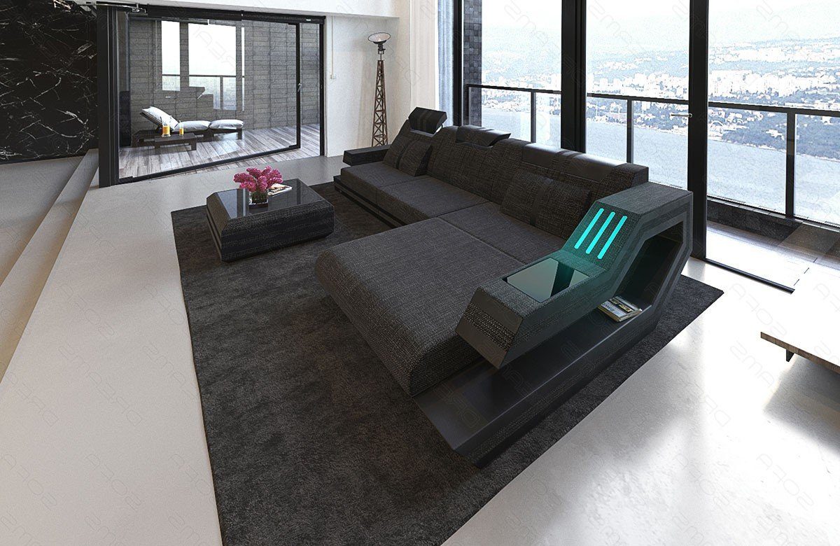 Sofa Dreams Ecksofa Polster Ecksofa Stoffsofa Ravenna L Form H Strukturstof günstig online kaufen