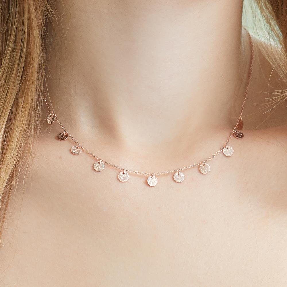 lanii Silberkette Kette 925er Silber rosévergoldet günstig online kaufen