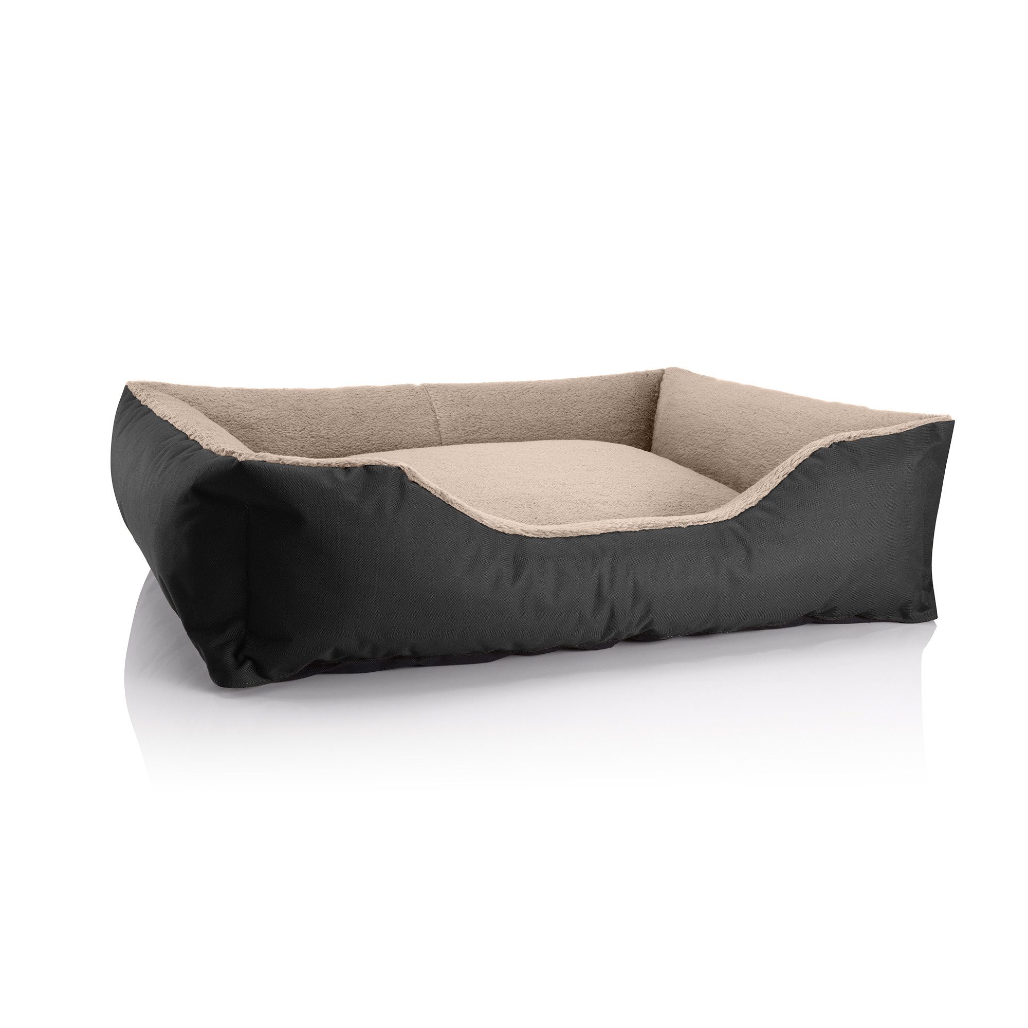 BedDog Tierbett Hundebett TEDDY mit Rand, Bezug abnehmbar
