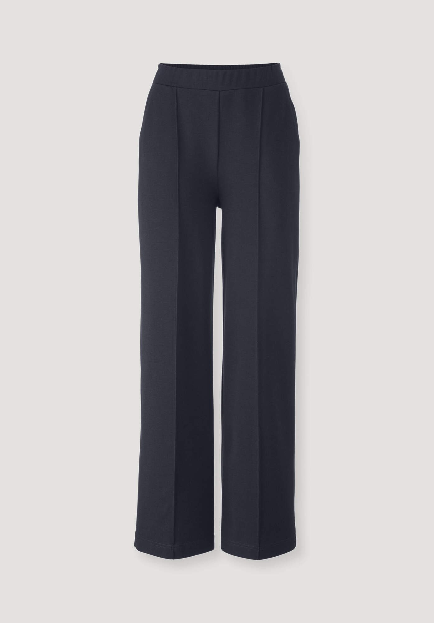 Hessnatur Jerseyhose Relaxed Wide Leg aus Bio-Baumwolle (1-tlg)