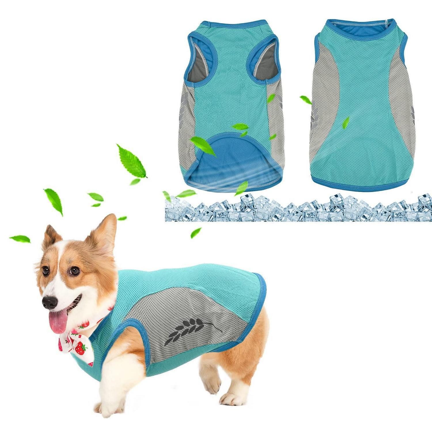 LuxusKollektion Kühlweste Hundekühlweste XXL Grün