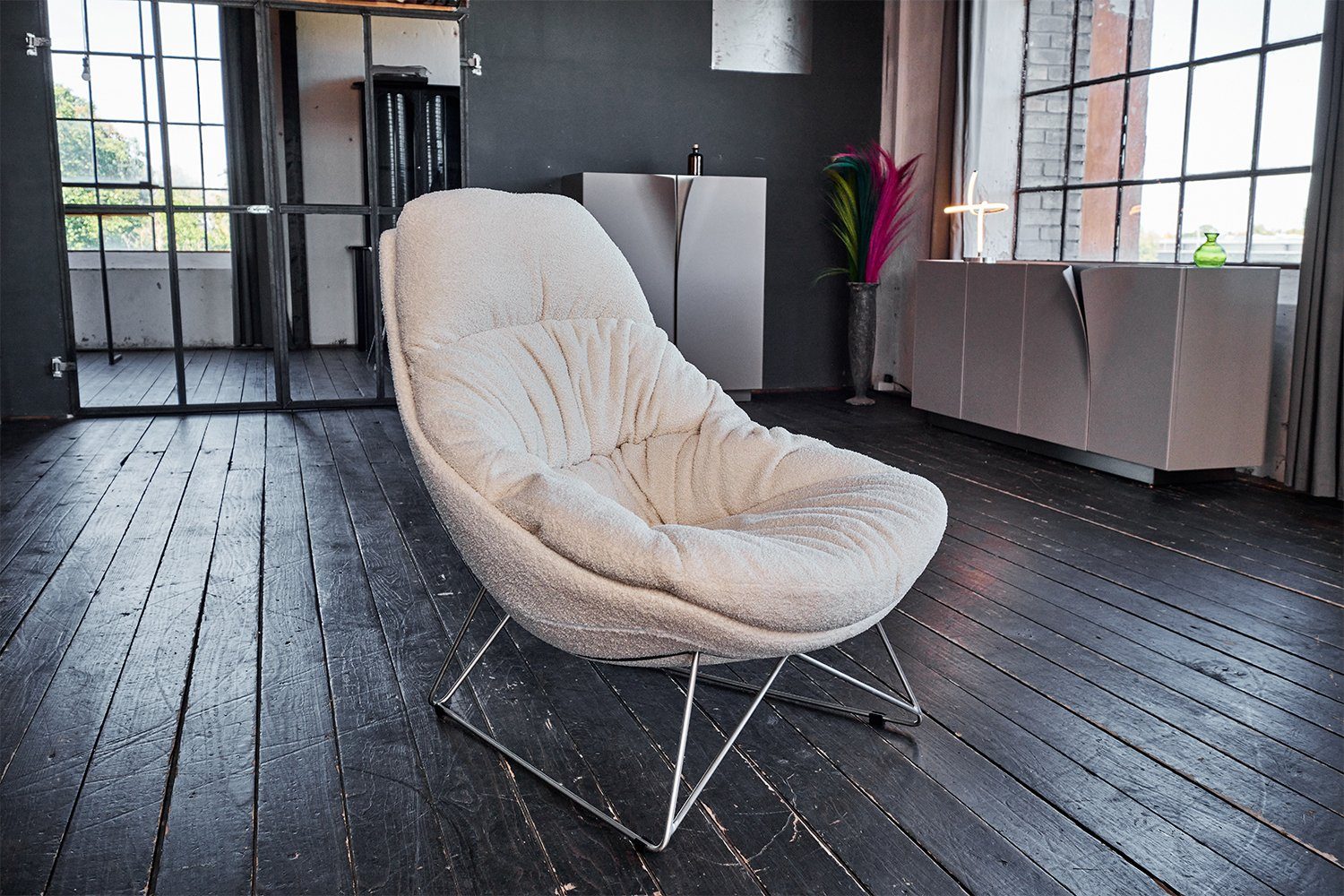 KAWOLA Relaxsessel AVON, Stoff verschiedene Farben beige | Sessel