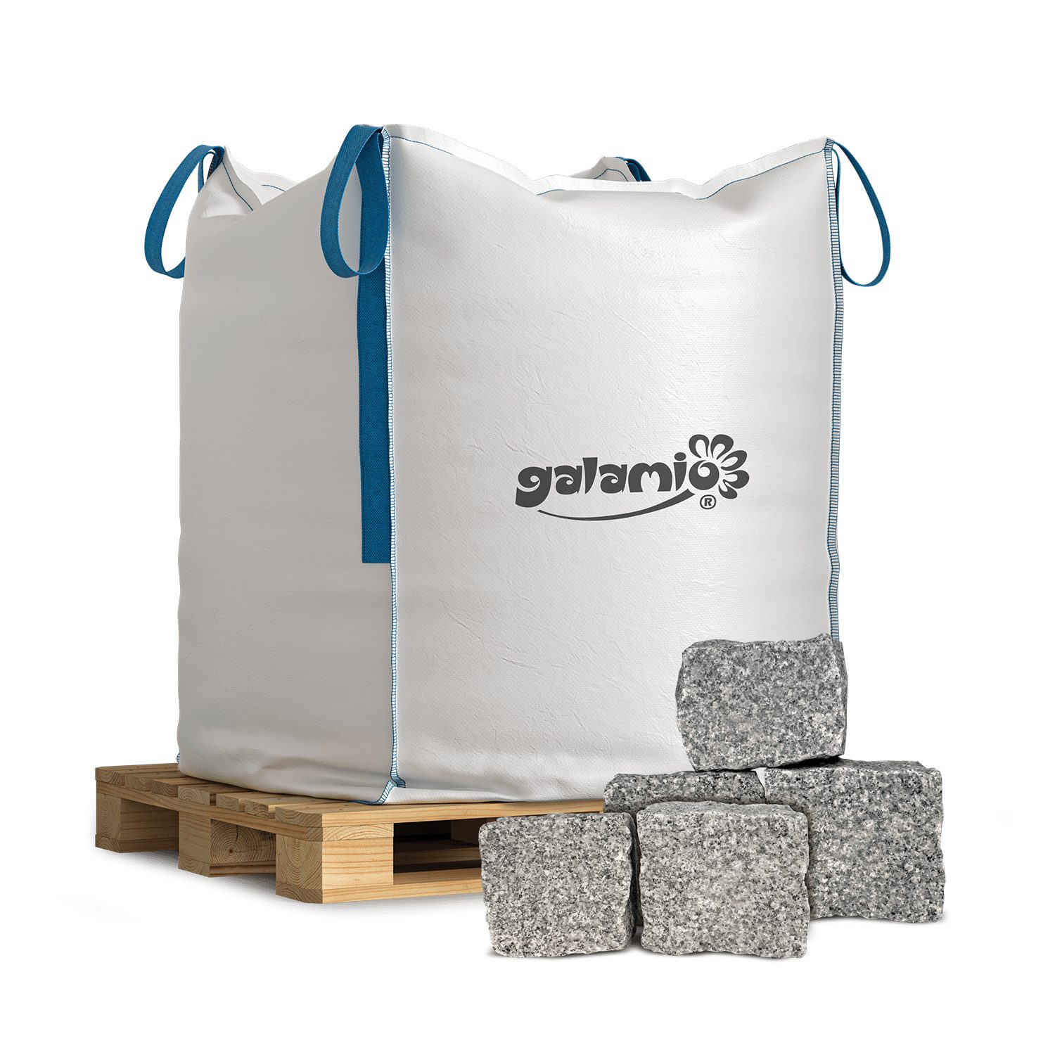 Stein Granit 15/17 gespalten