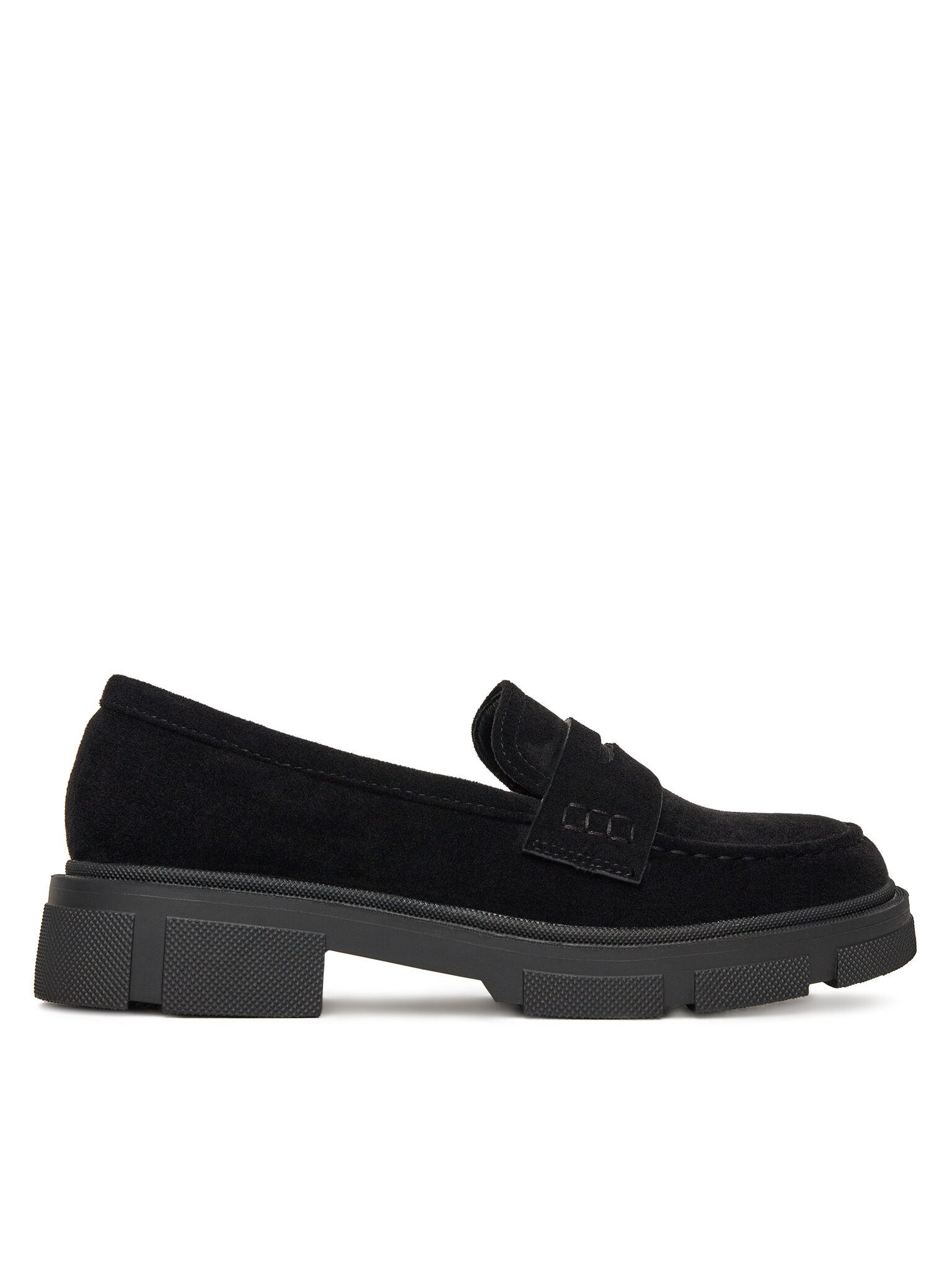 Deezee Damen-Loafers Schwarz LZP01 Mokassin