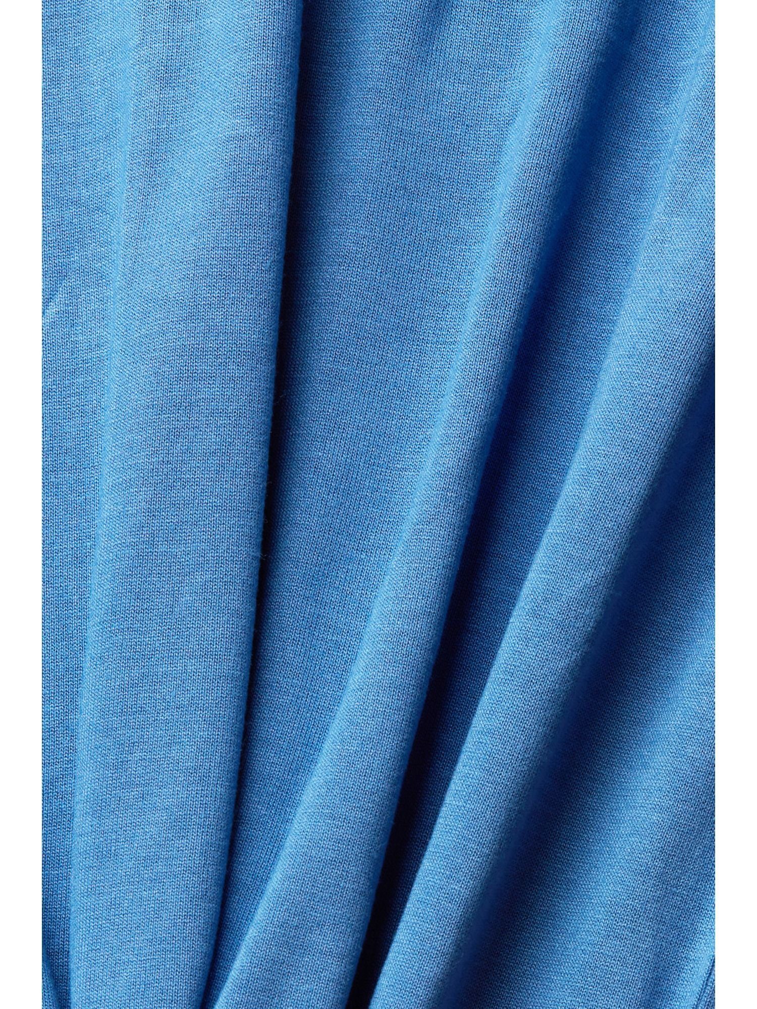 Knöpfen, Langarmshirt ECOVERO™ LENZING™ mit (1-tlg) BLUE Esprit Longsleeve Collection
