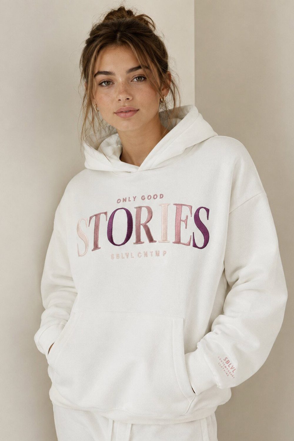 SUBLEVEL Kapuzenpullover Damen Pullover kuschelig weich Flauschig Hoody Hoodie XS-XXL Perfekte Passform Hochwertige Verarbeitung, Angenehm weich & bequem