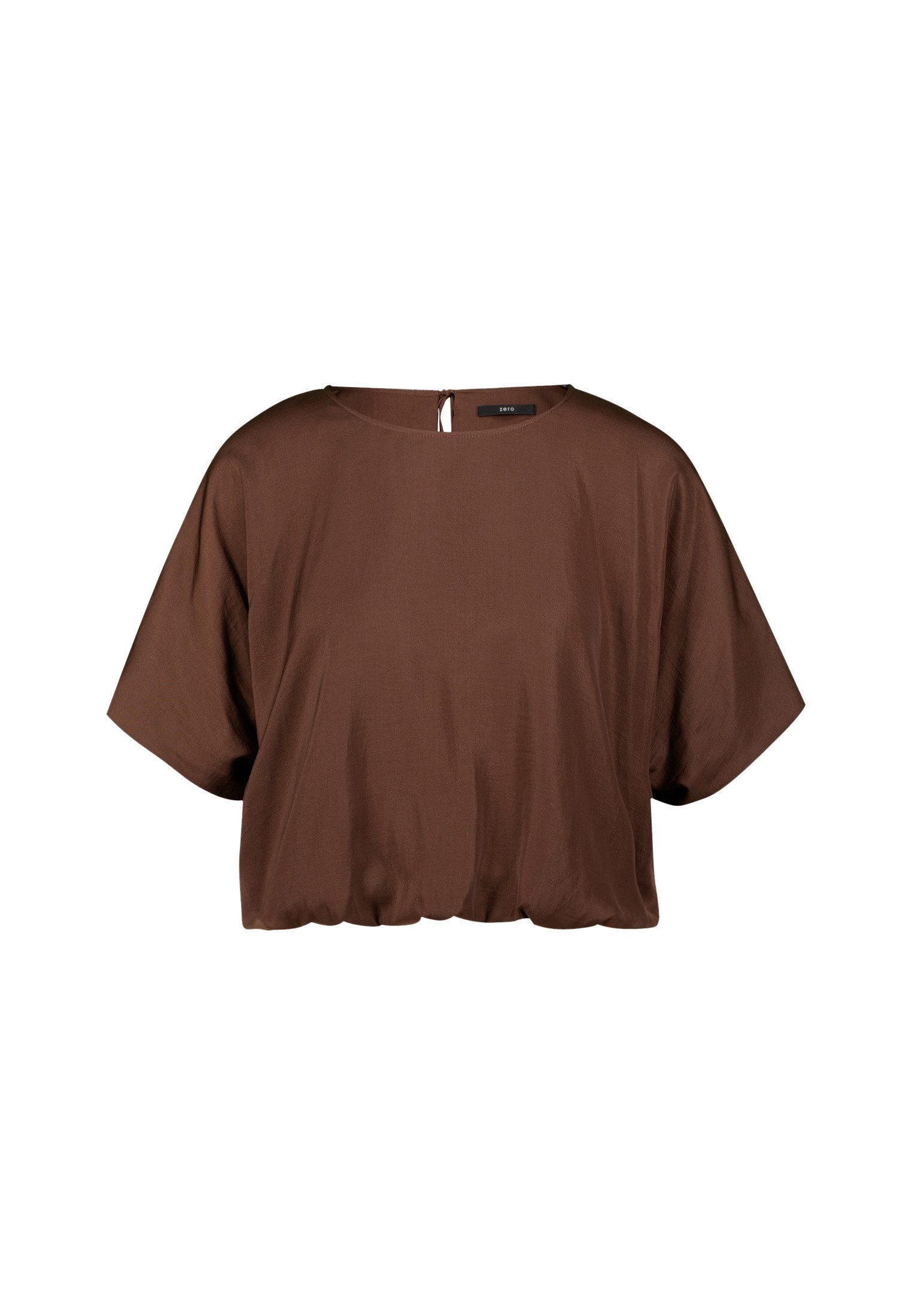 Zero Satinbluse zero Satinbluse mit Ballonärmeln günstig online kaufen