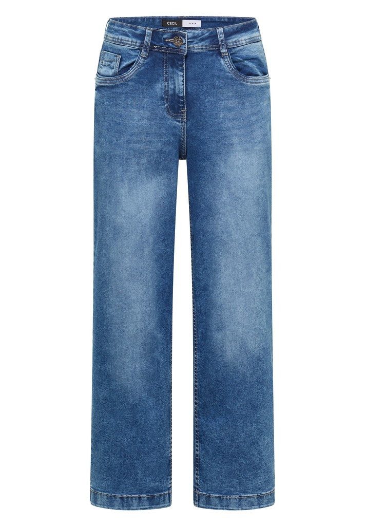 CECIL Bequeme Jeans Cecil / Da.Jeans / Style NOS Neele Mid Blue