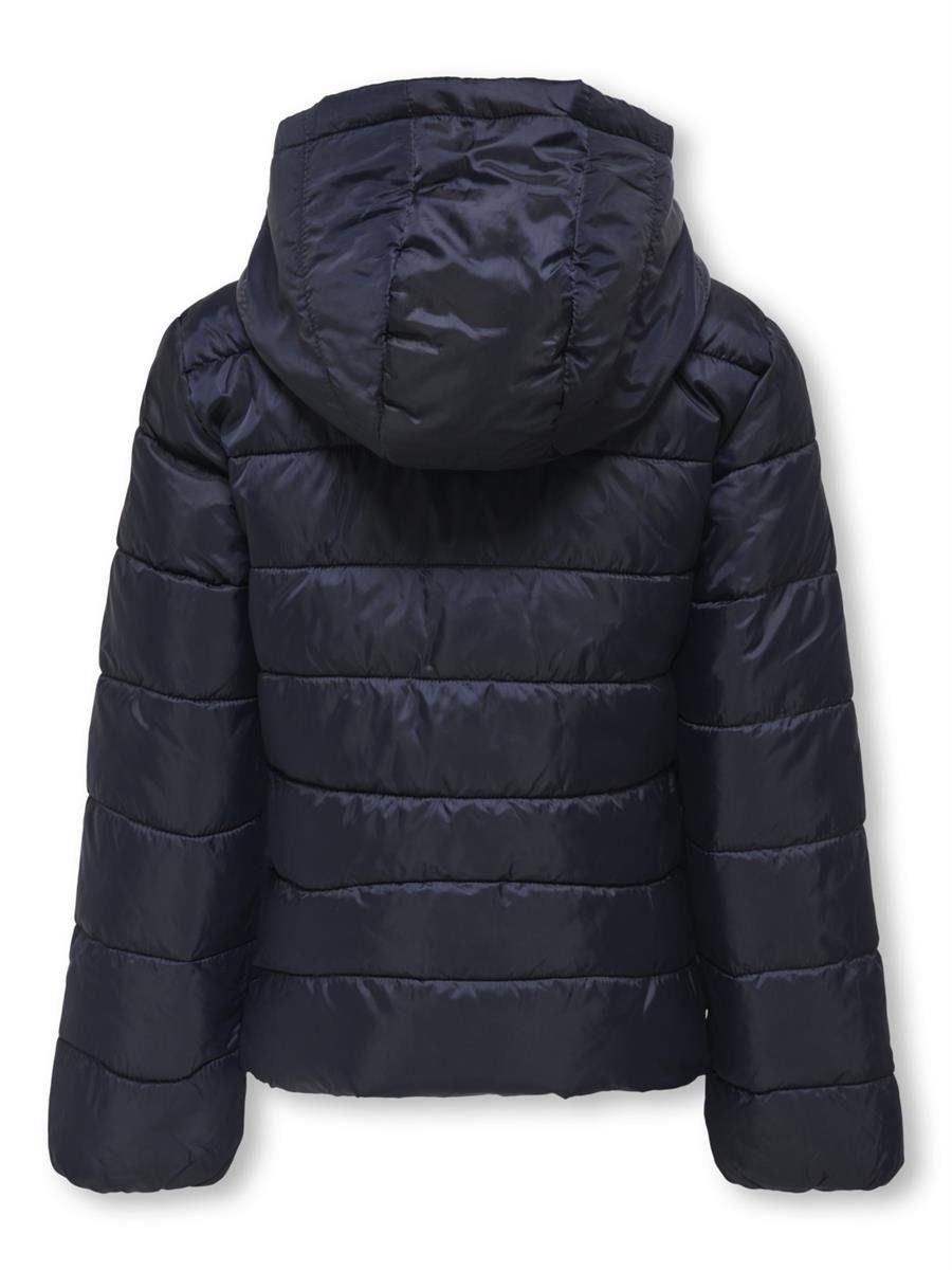 ONLY schlank KOGTANEA Dunkelblau QUILTED weich, HOOD NOOS JACKET OTW KIDS Steppjacke